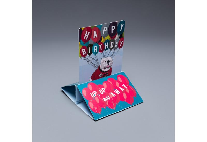 University of Georgia's Pop Up Birthday Card is At the Center of Alumni's Attention