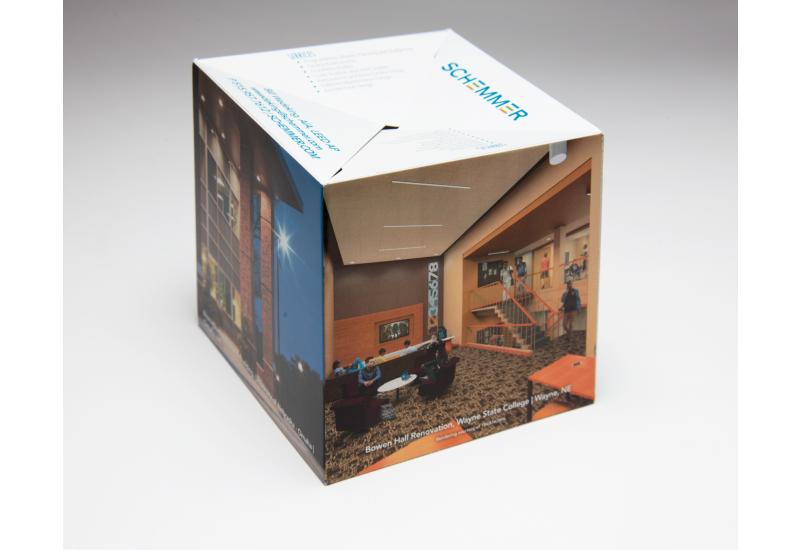 Schemmer Creates Memorable Experience With Pop-Up Cube Mailer